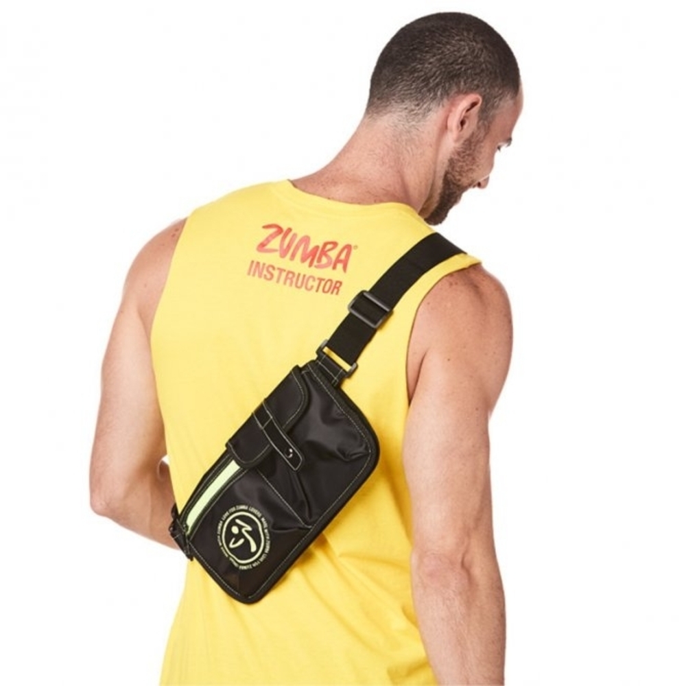Zumba Fitness Black Crossbody Bag